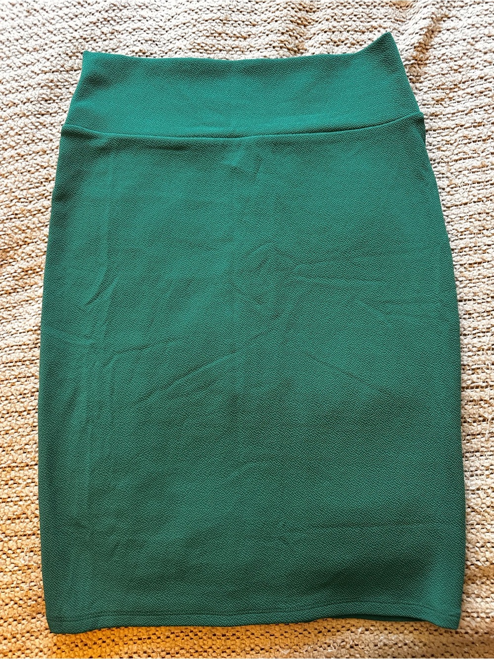 LuLaRoe Teal Green Cassie Pencil Skirt